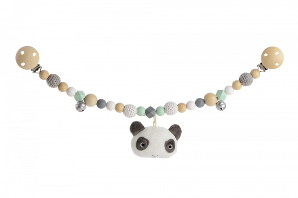 Kikadu řetízek na kočárek s pandou