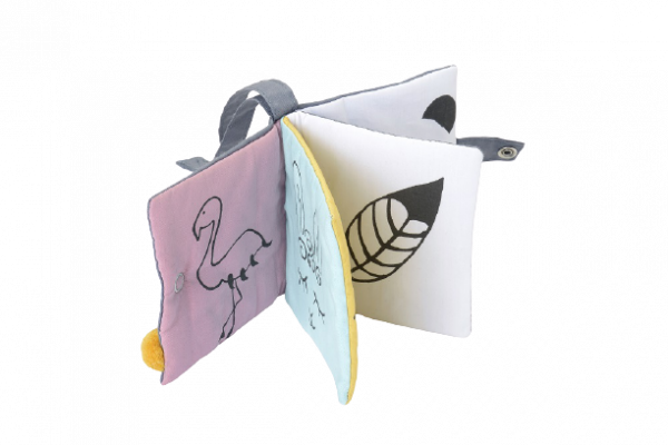 Kikadu látková knížka s lamou