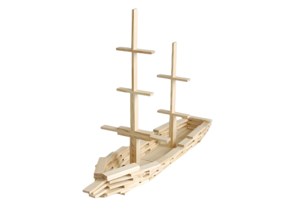 BB KAPLA 100 - dřevěná stavebnice