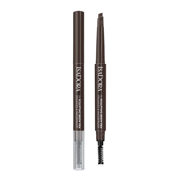 ISADORA The Sculpting Brow Pen 02 Dark Brown, voděodolná tužka na obočí