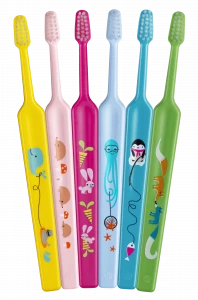 TePe Mini x-soft, zubní kartáčky pro nejmenší, 2+1 zdarma