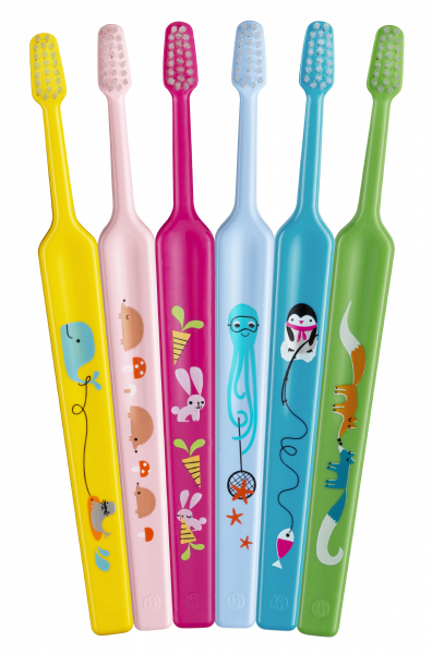 TePe Mini x-soft, zubní kartáčky pro nejmenší, 2+1 zdarma