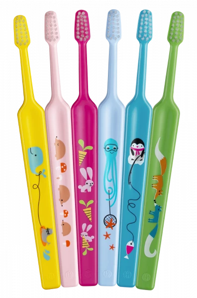 TePe Mini x-soft, zubní kartáčky pro nejmenší, 2+1 zdarma