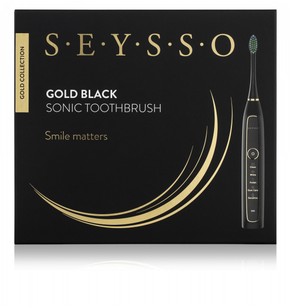 Seysso Gold Black sonický kartáček