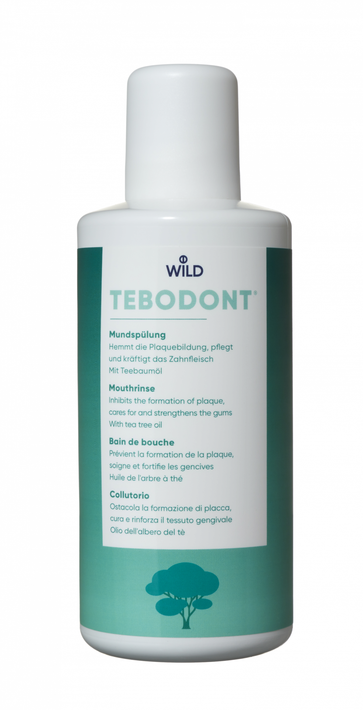 Tebodont ústní voda (výplach) bez fluoridů, 400 ml