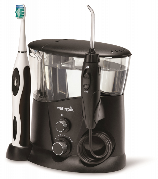 Waterpik Complete Care 7.0 WP952 Black ústní sprcha se sonickým kartáčkem