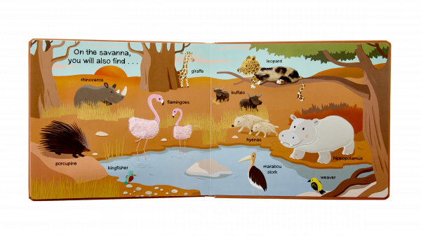 Safari - hmatová knížka