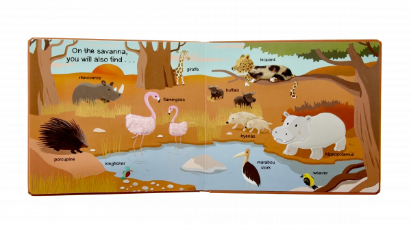 Safari - hmatová knížka
