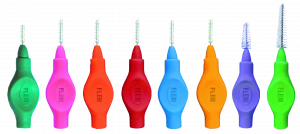 Tandex Flexi mezizubní kartáčky červené 0,5 mm, 25 ks+krytek