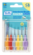 TePe Extra soft startovací sada mezizubních kartáčků, 6 velikostí