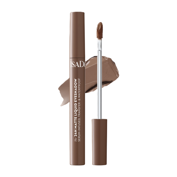 ISADORA The 24H Matte Liquid Eyeshadow 83 Deep Taupe, tekuté oční stíny