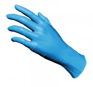 Medicom Safetouch Advanced Vitals Nitrile (L) - rukavice nepudrované, modrá barva, 100 ks