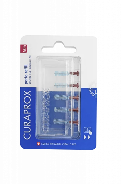 Curaprox CPS 405 perio mezizubní kartáčky, červené, 5 ks