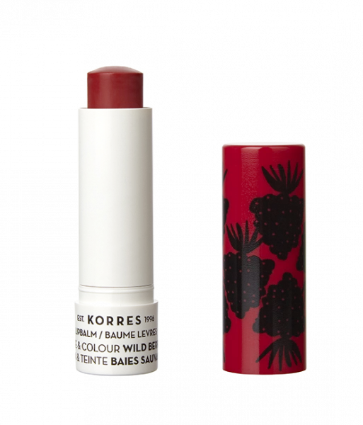 KORRES Care & Colour lip balm stick - barevný balzám na rty, lesní plody, 5 ml