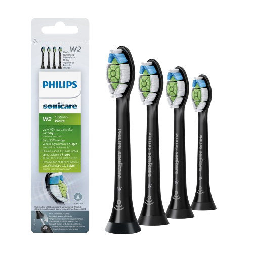 Philips Sonicare Optimal White HX6064/11 Standardní velikost hlavice sonického kartáčku, 4 ks