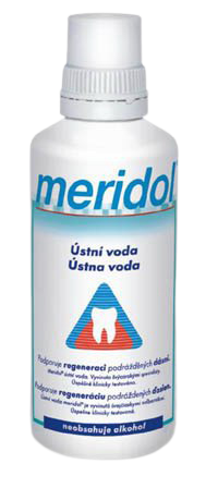 Meridol ústní voda (výplach) s aminfluoridy, 400 ml
