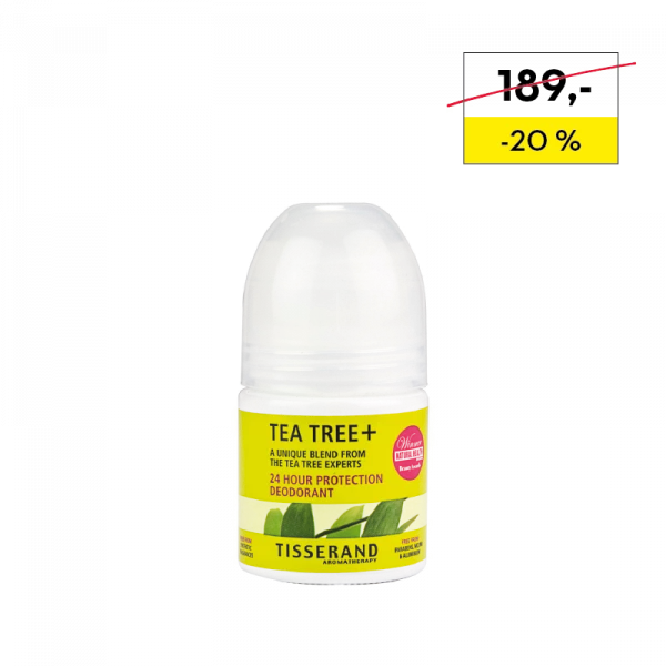 Tisserand Deodorant Tea Tree+ 24hodinový kuličkový deodorant s tea tree, 35 ml