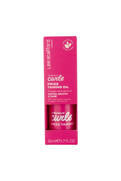 Lee Stafford For The Love Of Curls Frizz Taming Oil, Vyhlazující olej pro kudrnaté a vlnité vlasy, 50 ml