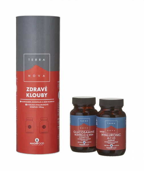 Terranova Zdravé klouby DUO PACK (Glukosamin, boswellie a MSM + kyselina hyaluronová)