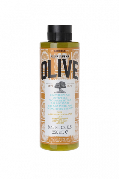 KORRES Shampoo Olive Nourishing - šampon pro suché a poškozené vlasy, 250 ml