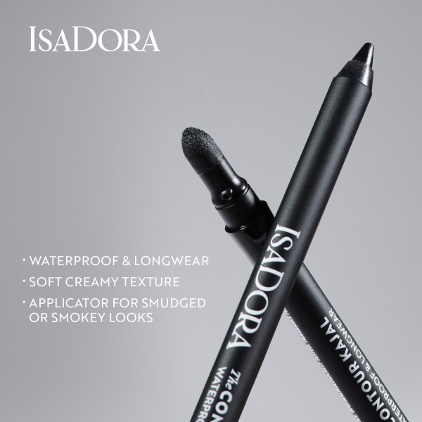 ISADORA Contour Kajal 62 Bronze Brown, voděodolná kajalová tužka na oči