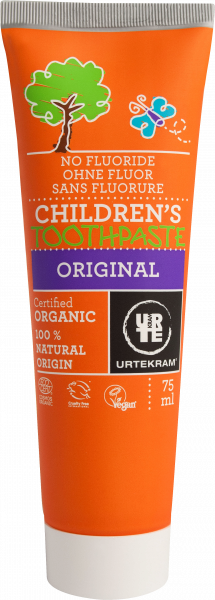 URTEKRAM Original dětská zubní pasta s fenyklem, 75 ml