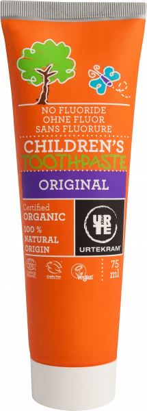 URTEKRAM Original dětská zubní pasta s fenyklem, 75 ml