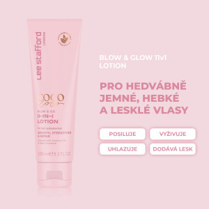 Lee Stafford CoCo LoCo Blow & Go 11 in 1 Lotion vyživující mléko na vlasy, 100 ml