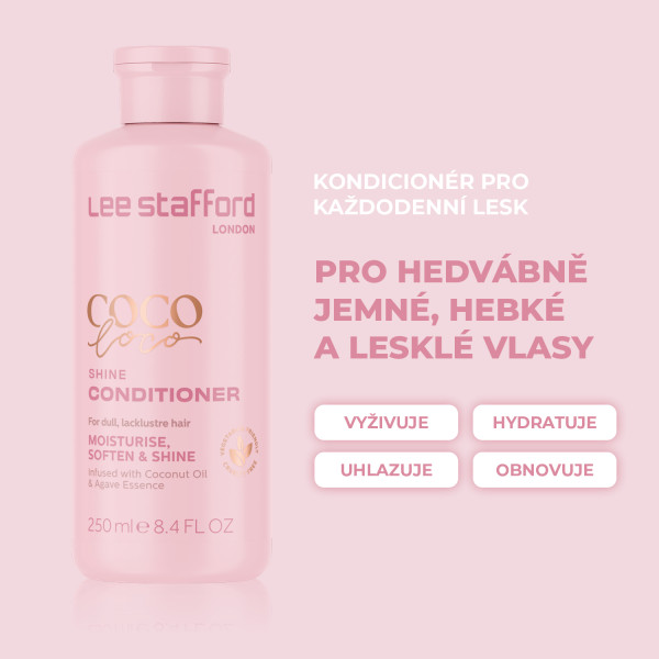 Lee Stafford CoCo LoCo Shine Conditioner hydratační kondicionér na vlasy, 250 ml