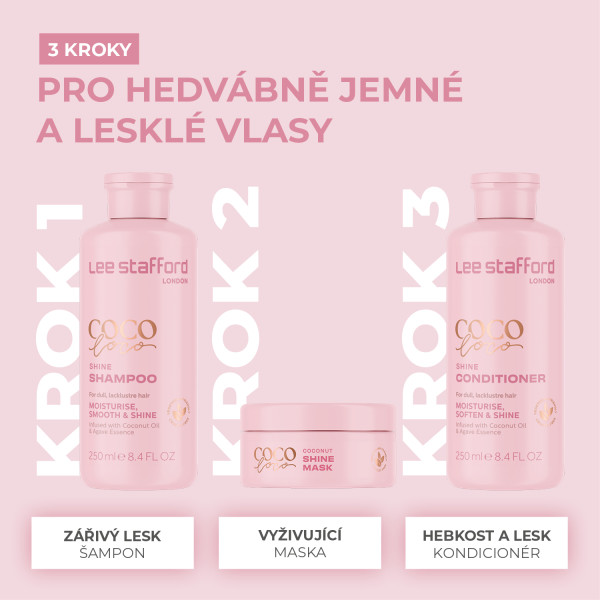 Lee Stafford CoCo LoCo Agave Coconut vyživující maska na vlasy, 200 ml