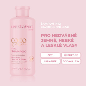 Lee Stafford CoCo LoCo Shine hydratační šampon, 250 ml
