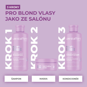 Lee Stafford Bleach Blondes Everyday Care Conditioner, kondicionér pro každodenní péči o blond vlasy, 250 ml