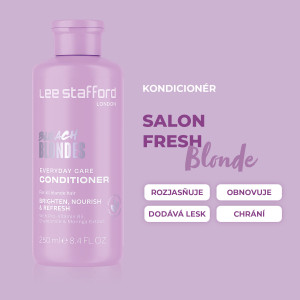 Lee Stafford Bleach Blondes Everyday Care Conditioner, kondicionér pro každodenní péči o blond vlasy, 250 ml