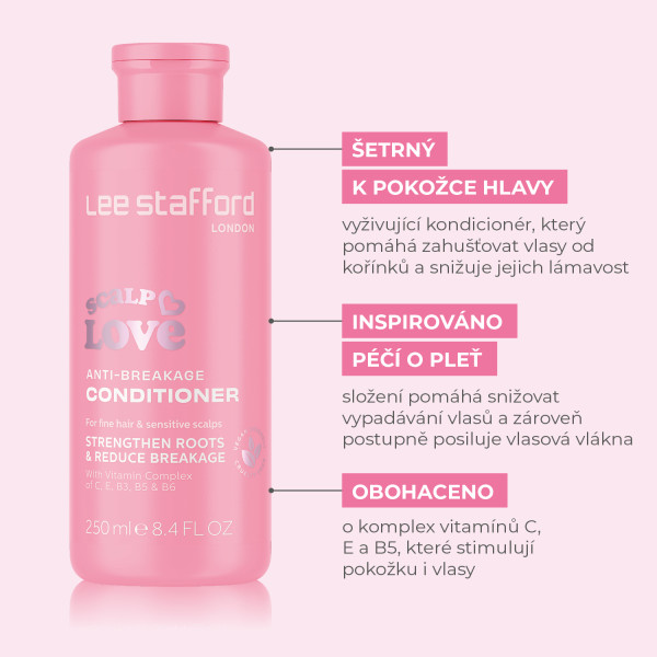 Lee Stafford Scalp Love Anti Hair-Loss Thickening zpevňujicí kondicionér, 250 ml