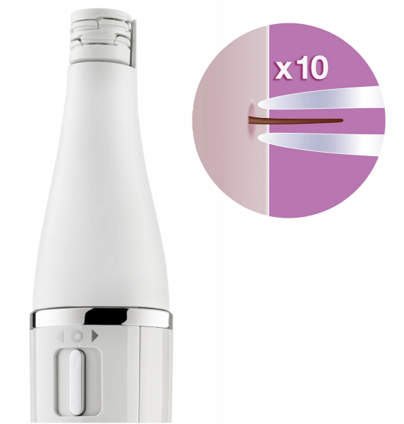 Braun Face 851 SPA epilátor na obličej s čisticím kartáčkem v jednom