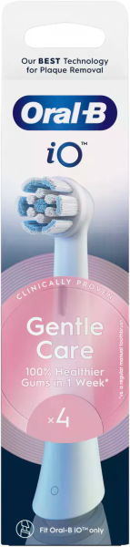 Oral-B iO Gentle Care White náhradní hlavice, 4 ks