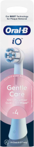 Oral-B iO Gentle Care White náhradní hlavice, 4 ks