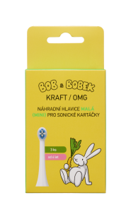 Bob a Bobek Náhradní hlavice MALÁ pro sonické kartáčky OMG / KRAFT