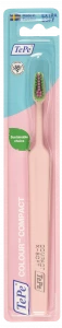TePe Colour Compact x-soft, zubní kartáček, světle růžový
