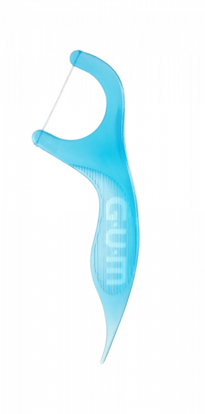 GUM Easy-Flossers Cool Mint, 50 ks + cestovní pouzdro