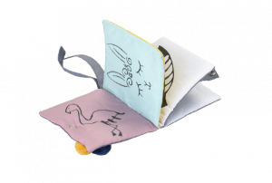 Kikadu látková knížka s lamou