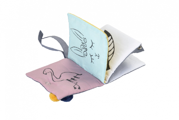 Kikadu látková knížka s lamou