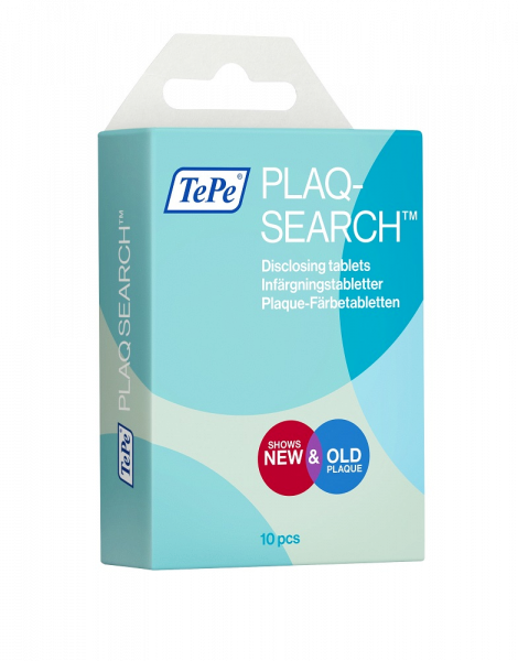TePe PlaqSearch indikace plaku, 10 tablet