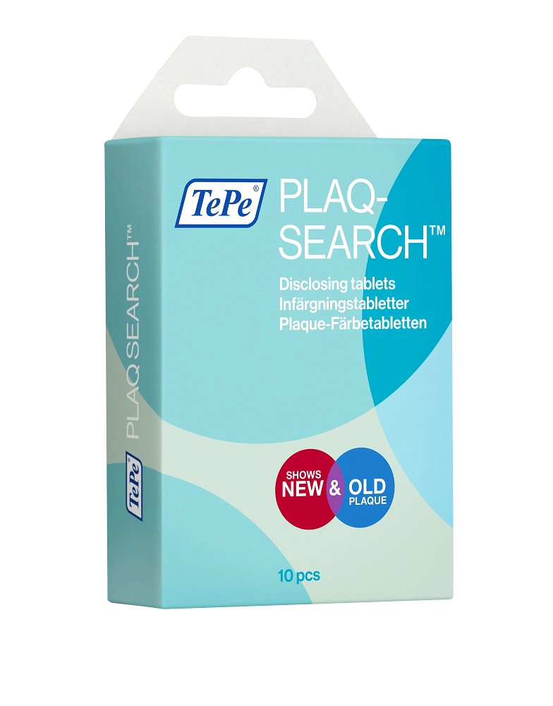 TePe PlaqSearch indikace plaku, 10 tablet