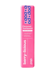 Pop Berry-licious, bělicí zubní pasta s malinovo-mátovou příchutí, 75 g