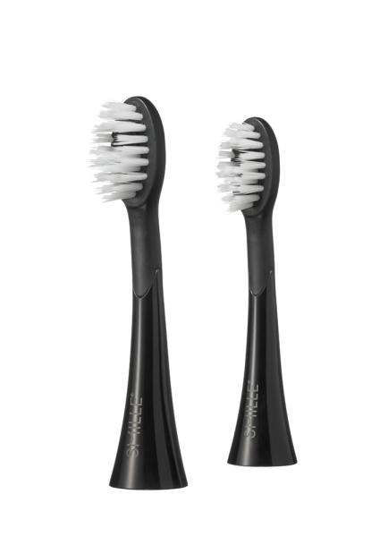 SMILLE Sonic Brush, náhradní hlavice, černá, 2ks