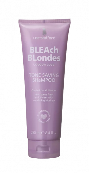 Lee Stafford Bleach Blondes Colour Love šampon pro každodenní péči o blond vlasy, 250 ml
