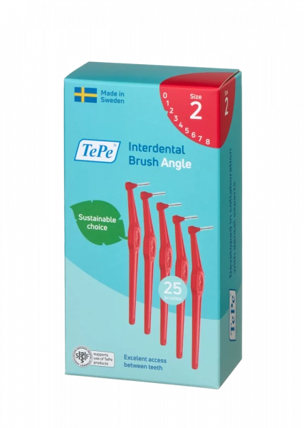 TePe Angle mezizubní kartáčky 0,5 mm, červené, 25 ks