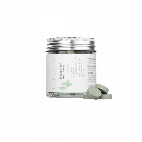 Hylodent orální probiotika s kyselinou hyaluronovou a chlorofylem, 100 tablet