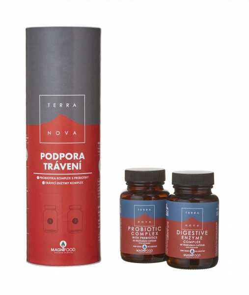 Terranova Podpora trávení DUO PACK (probiotika s prebiotky + trávicí enzymy)